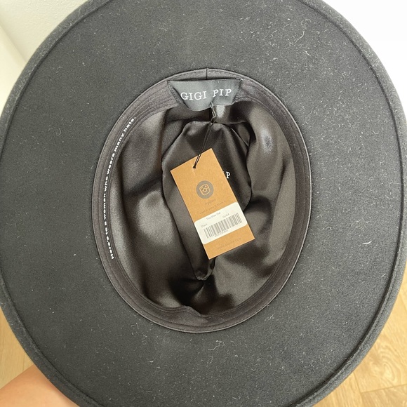 Gig Pip Wes Fedora in Black sz 57cm (S/M) - Picture 4 of 4